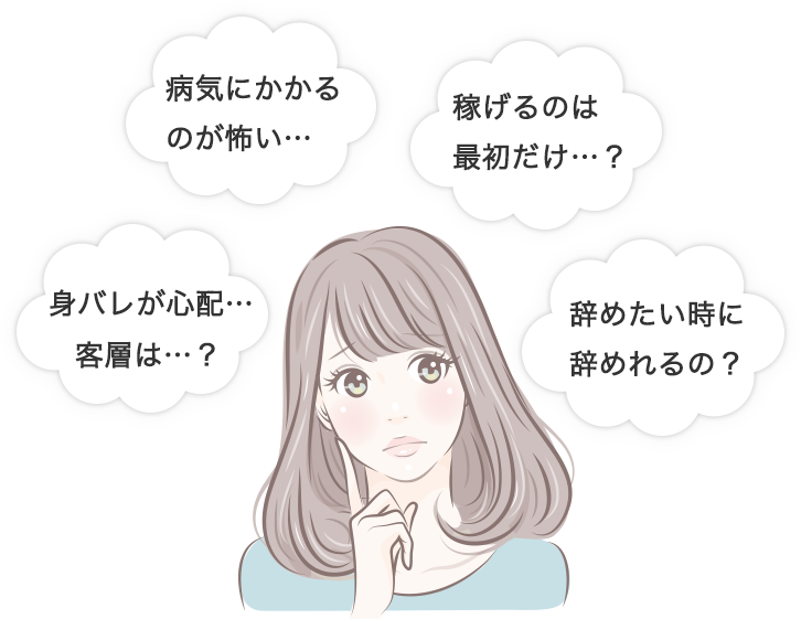 こんな不安が…
