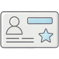 会員証のイラスト